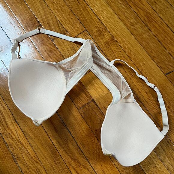Lively Front Close Lightly Padded Nude Bra Size 38DD - Picture 3 of 4